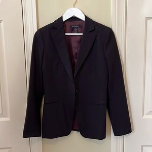 Deep purple Brooks Brothers women’s blazer